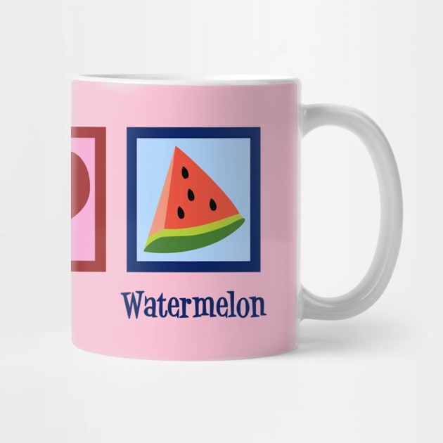 Peace Love Watermelon by epiclovedesigns